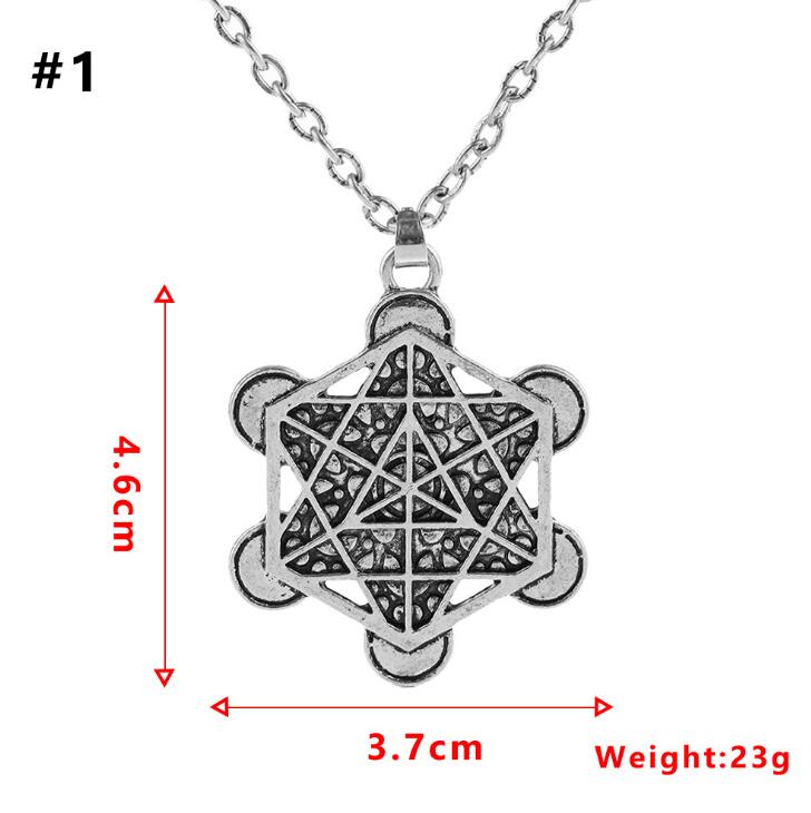 1pc Seed Of Life Pendant Flower Of Life Necklace Jewelry Sacred Geometry Women Accessories