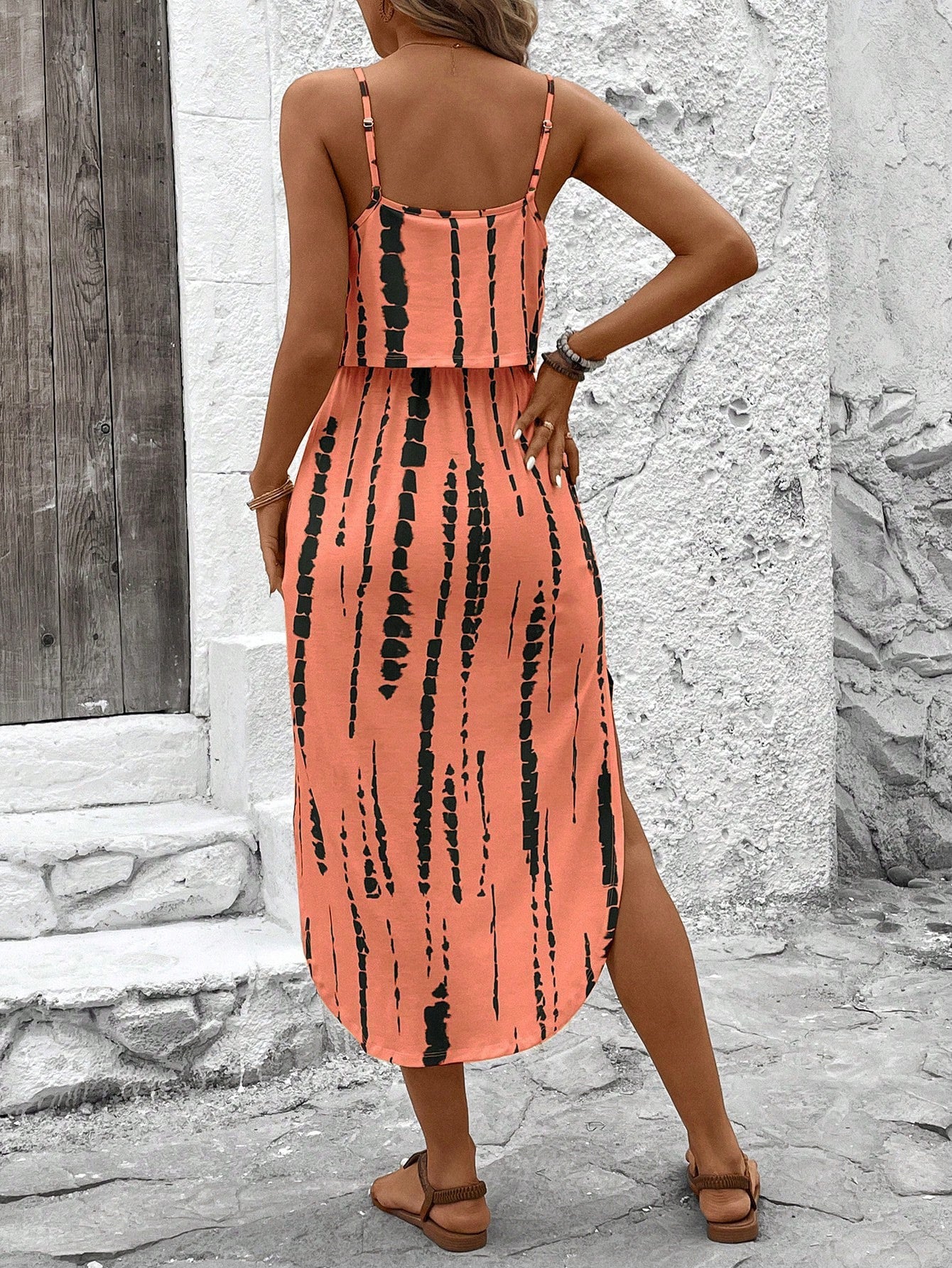 Vestido camisola estampado