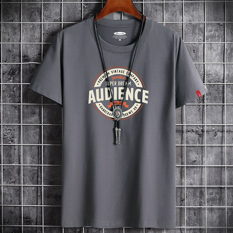 Camiseta oversize cuello redondo para hombre - Estilo urbano