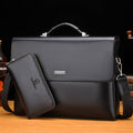 Bolso Tote de Negocios para Hombre - Cuero Microfibra para Laptop