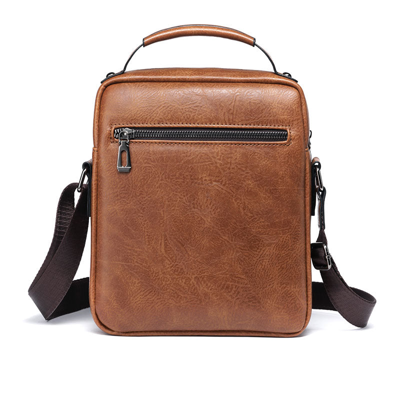 Bolso Cruzado Casual para Hombre - Cuero PU Estilo Vintage