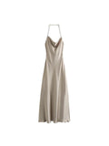 Vestido Largo Elegante de Tirantes para Mujer