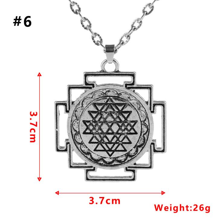 1pc Seed Of Life Pendant Flower Of Life Necklace Jewelry Sacred Geometry Women Accessories