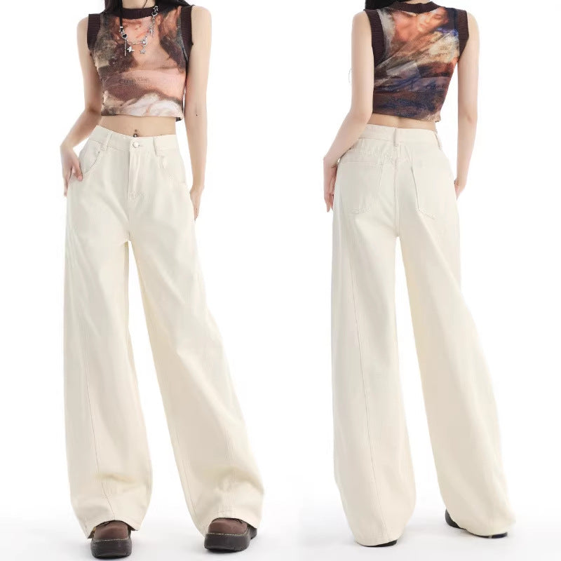 Pantalones Deportivos Holgados de Pierna Recta para Mujer