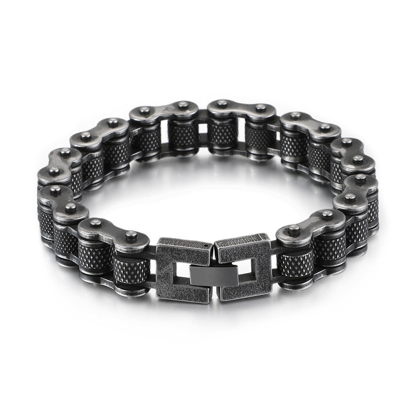 Pulsera Cadena de Moto en Acero Inoxidable - Estilo Urbano