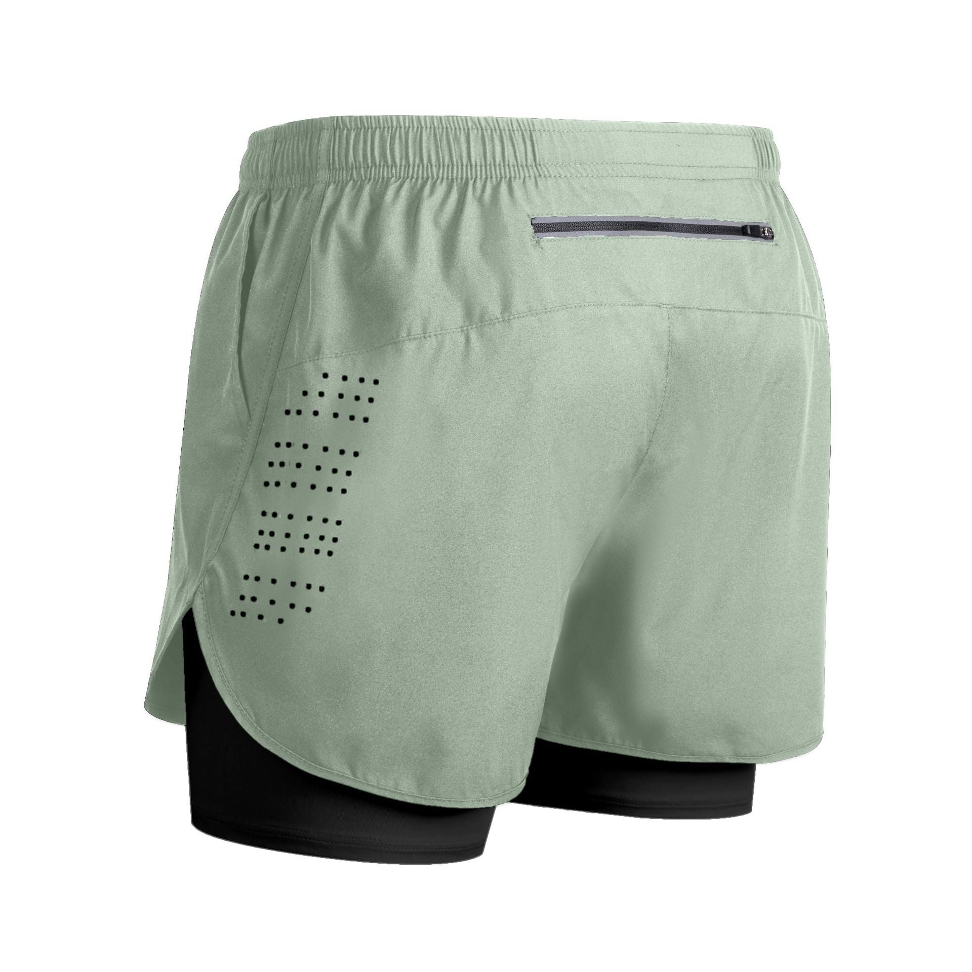 Pantaloneta Deportiva 2 en 1 con Forro Interior para Hombre