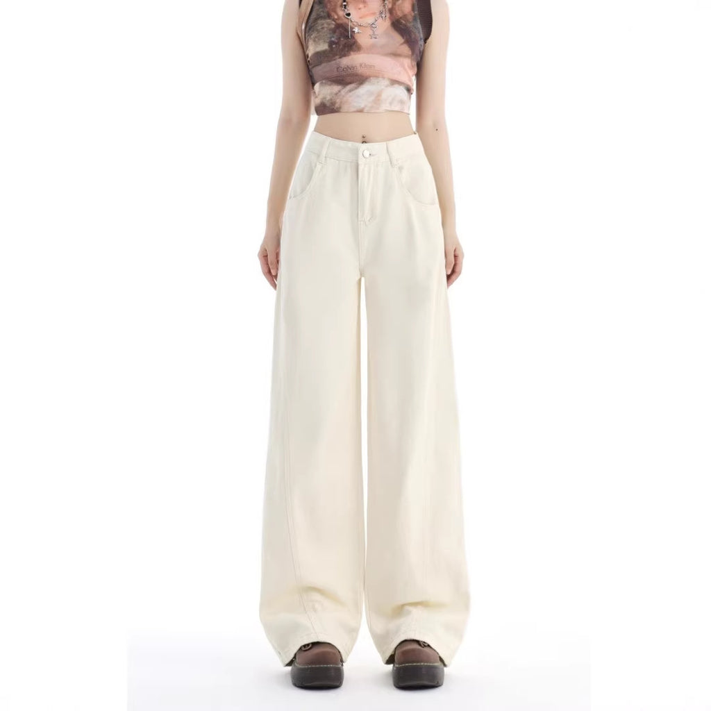 Pantalones Deportivos Holgados de Pierna Recta para Mujer