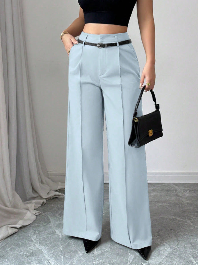 Pantalones Rectos de Talle Alto para Mujer