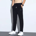 Pantalones de seda helada para hombre - Estilo casual y deportivo