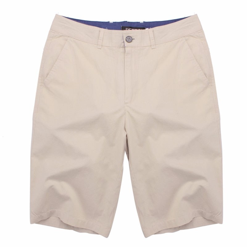 Shorts casuales de algodón para hombre - Bermuda slim fit