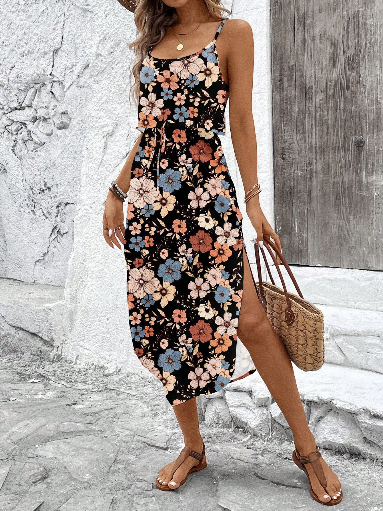 Vestido camisola estampado