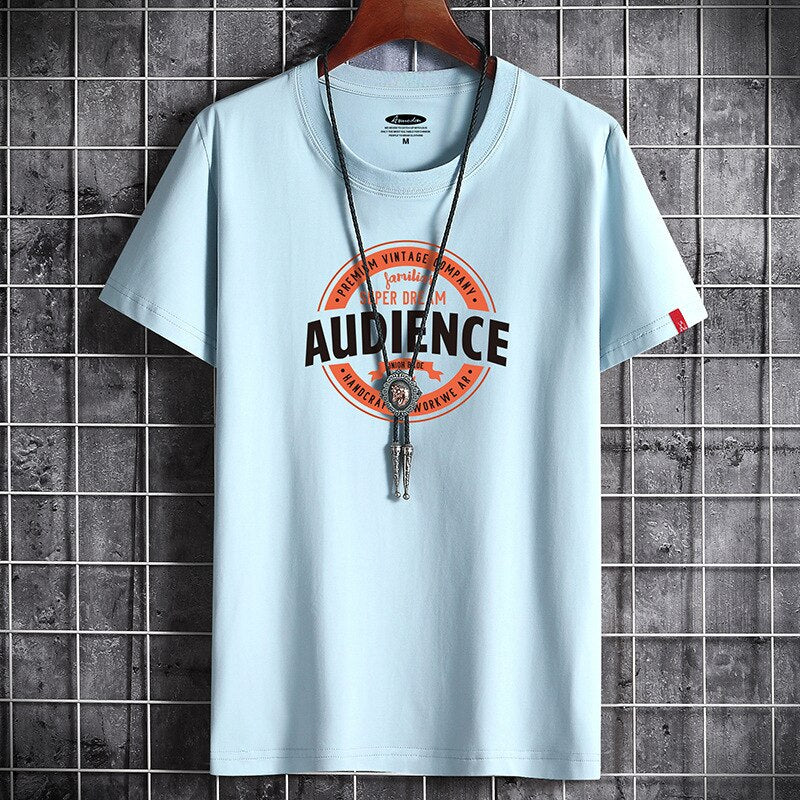 Camiseta oversize cuello redondo para hombre - Estilo urbano