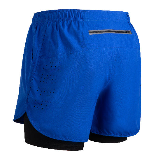 Pantaloneta Deportiva 2 en 1 con Forro Interior para Hombre