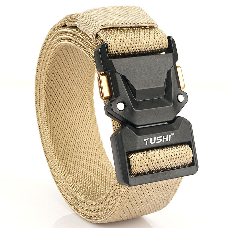 Cinturón Táctico de Nylon Elástico para Hombre - 7 Colores