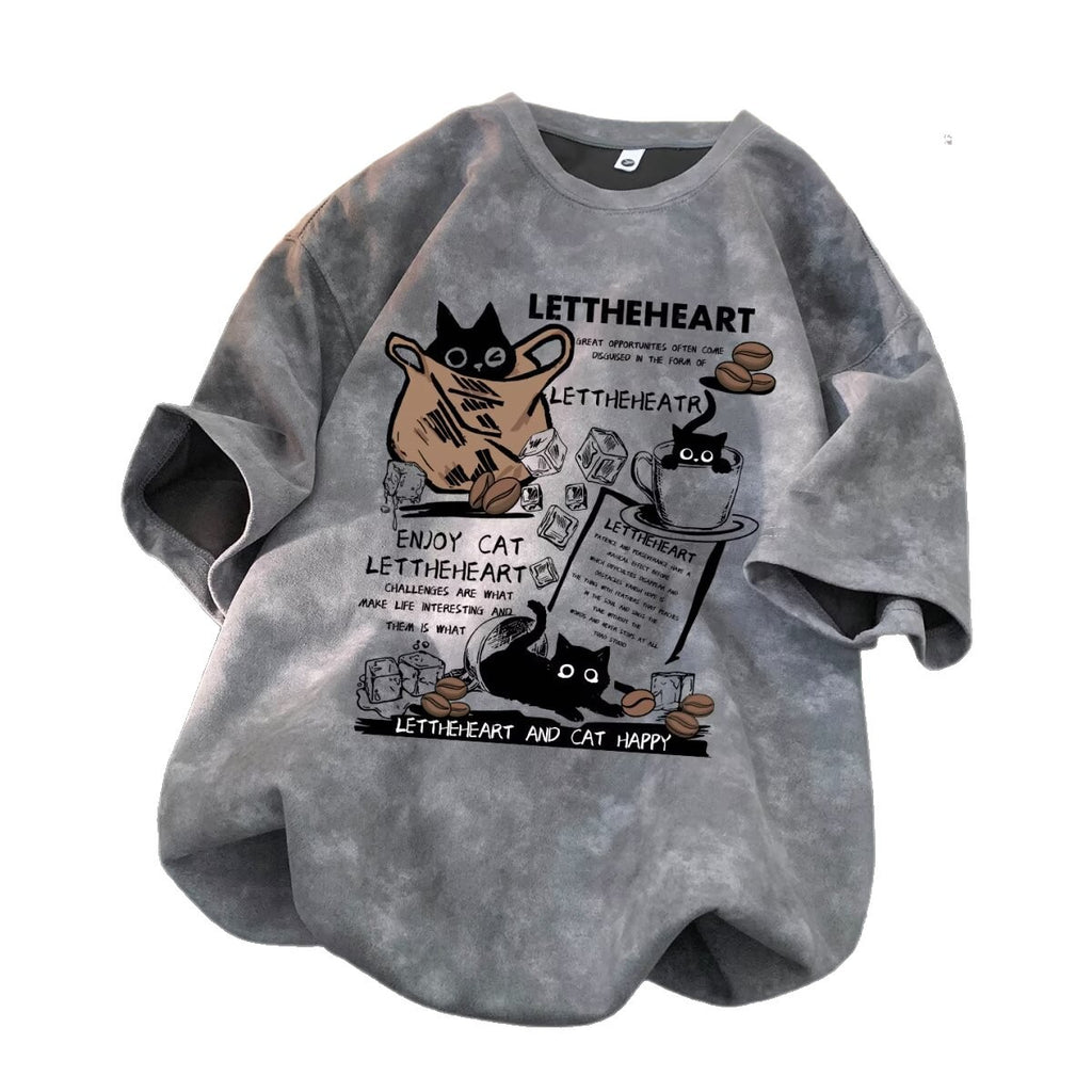 Camiseta Manga Corta Tie-Dye para Hombre