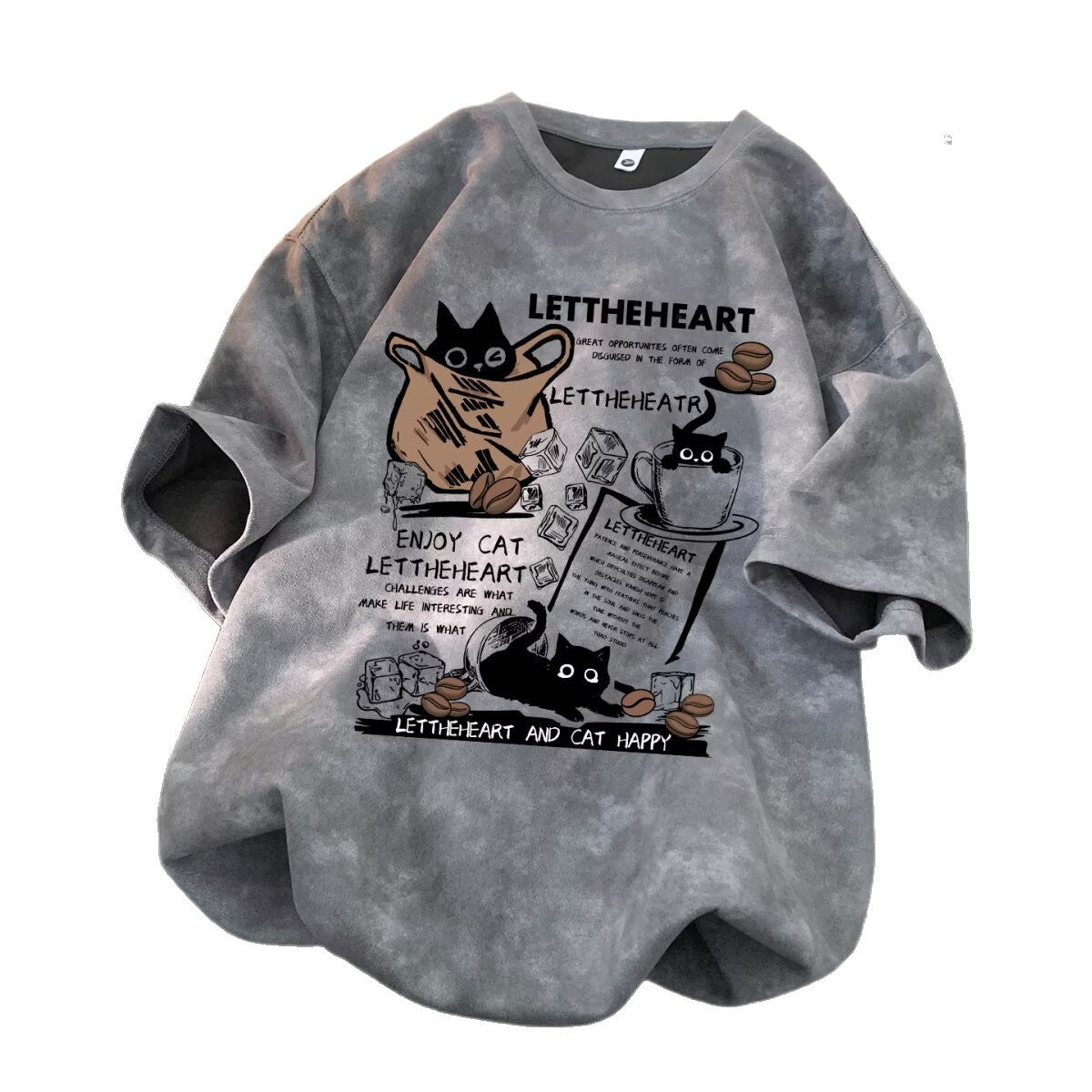 Camiseta Manga Corta Tie-Dye para Hombre