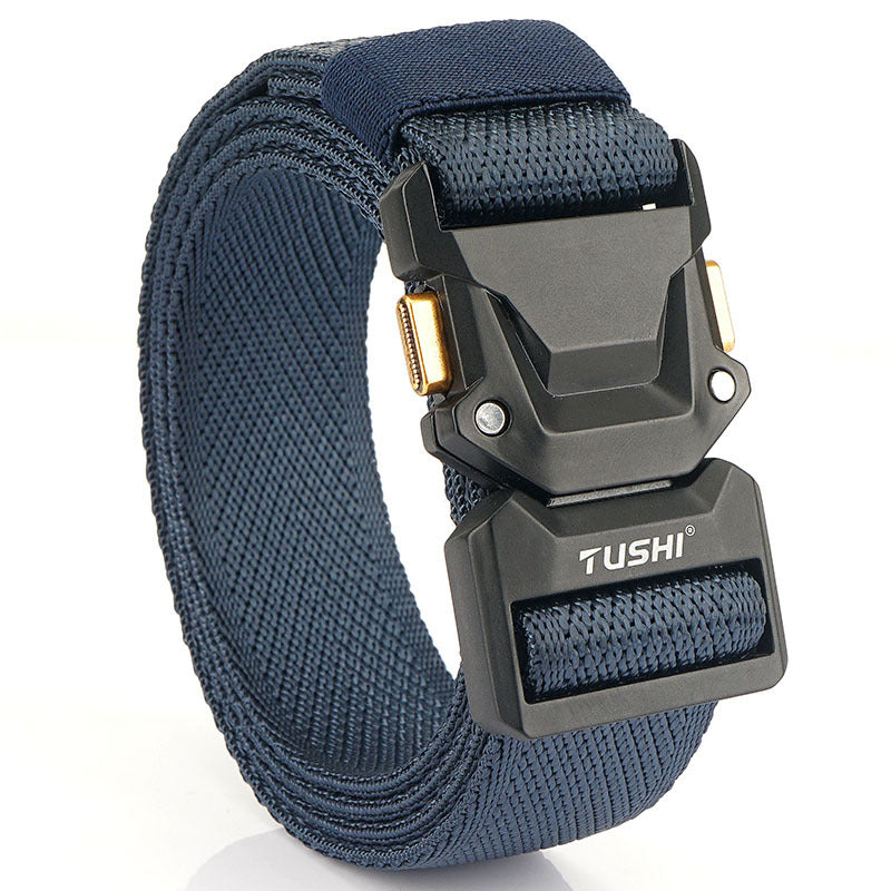 Cinturón Táctico de Nylon Elástico para Hombre - 7 Colores