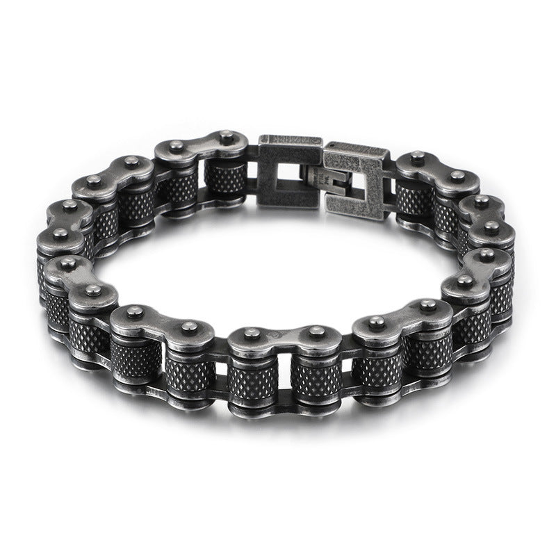 Pulsera Cadena de Moto en Acero Inoxidable - Estilo Urbano