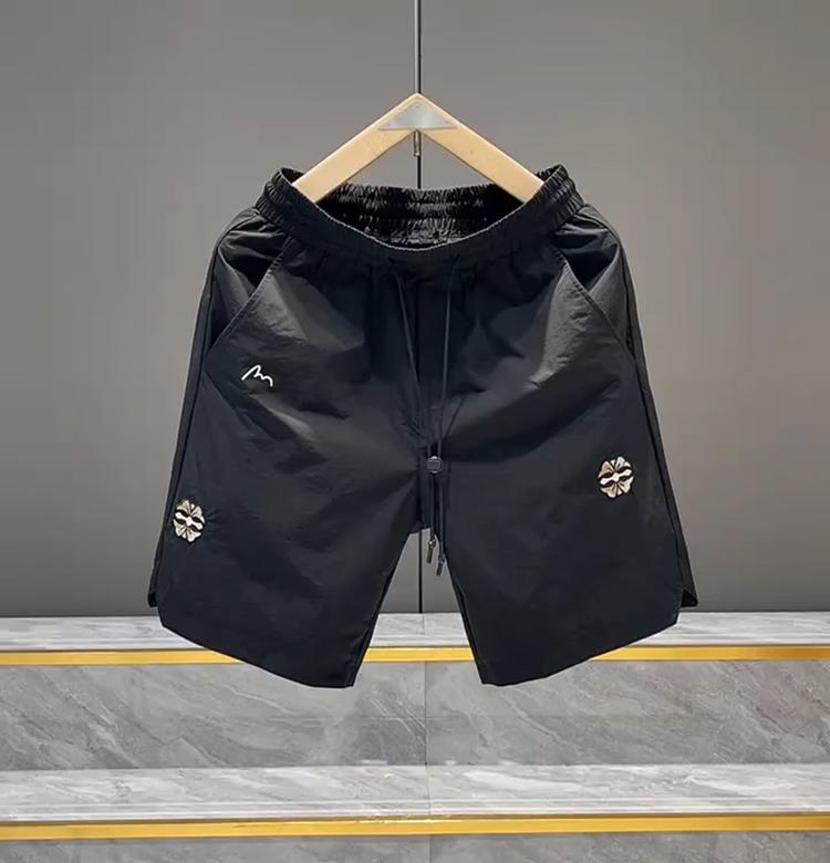Pantaloneta Ligera con Bordado Estilo Coreano para Hombre