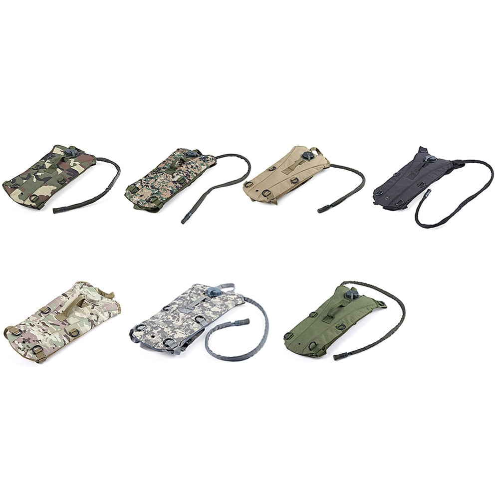 Mochila de Hidratación Táctica Militar MOLLE - 3L para Ciclismo y Camping