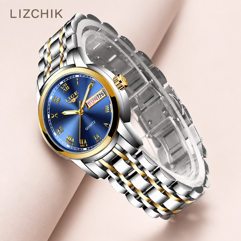 Portada del reloj LIGE con fondo personalizado LIZCHIK