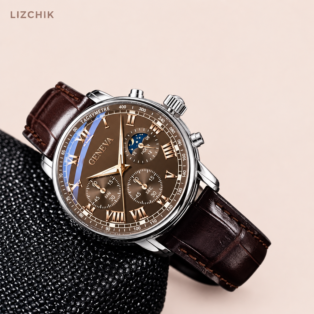 Propuesta del reloj GENEVA con fondo personalizado LIZCHIK