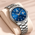 Reloj azul con el nombre LIZCHIK corregido