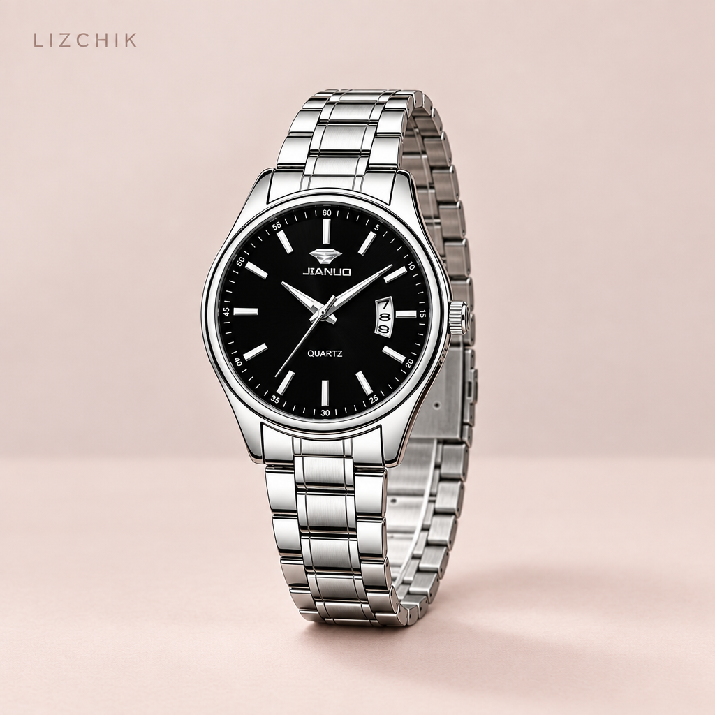 Reloj JIANUO negro completo