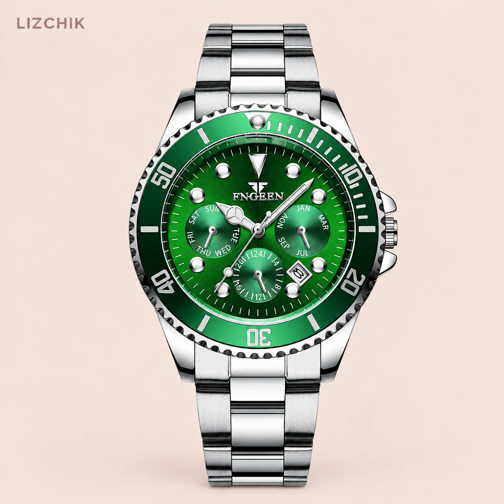 Variante 2, plateado y verde