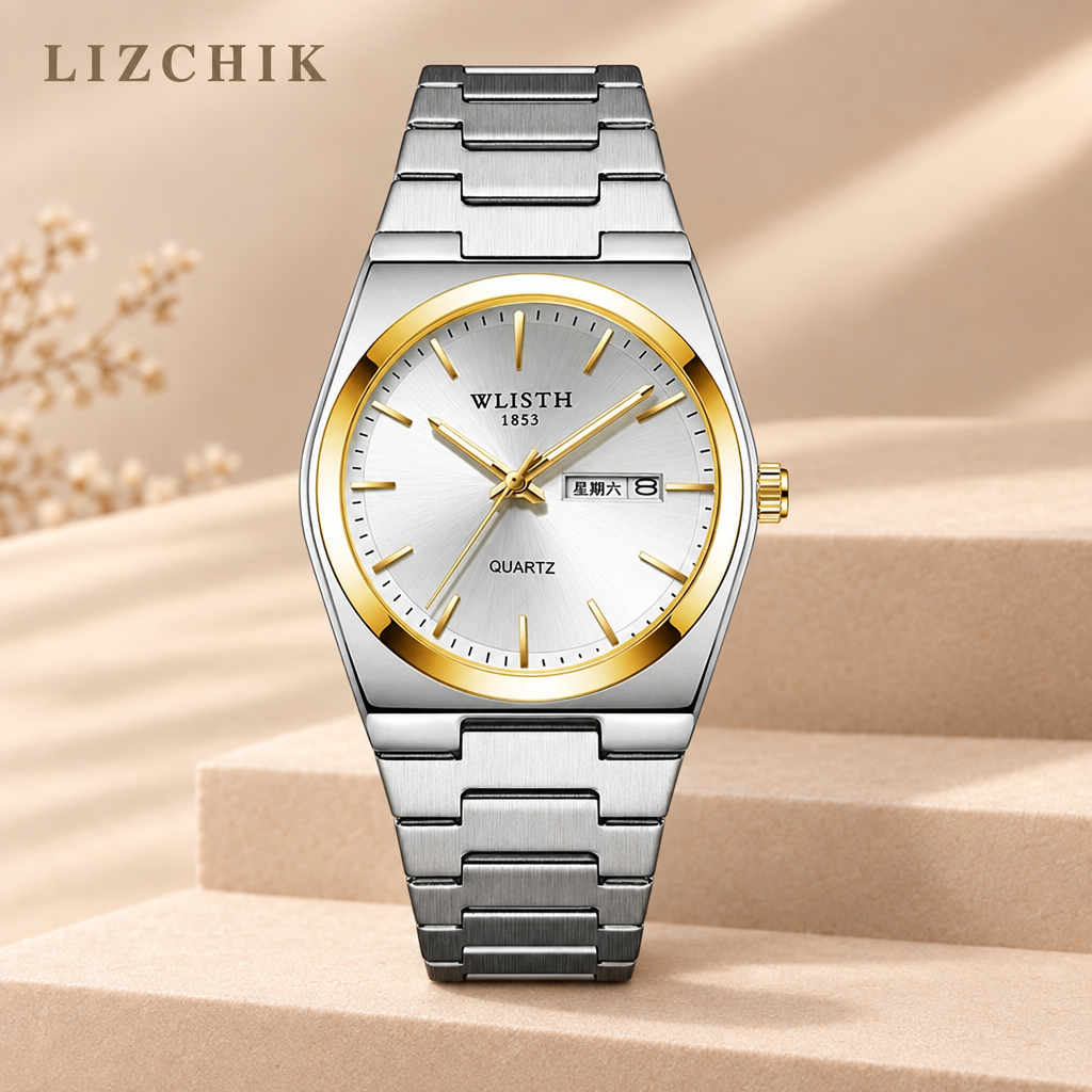 WLISTH plateado y dorado con fondo LIZCHIK
